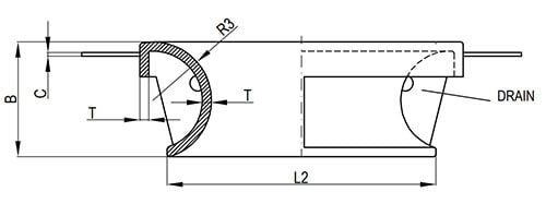 PILOTFITS ENGINEERING FOR MARINE MOORING EQUIPMENT jis-f-2007-type-b-bulwark-mounted-chock1 jis-f-2007-type-b-bulwark-mounted-chock1 JIS F2007 MOORING PIPE B TYPE