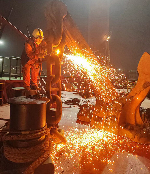 PILOTFITS ENGINEERING FOR MARINE MOORING EQUIPMENT CHAIN-FACTORY CHAIN-FACTORY Studlink Chain