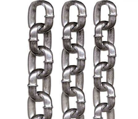 Proof-Coil-Chain-G30 AMERICAN Standard Open Link Chain 
